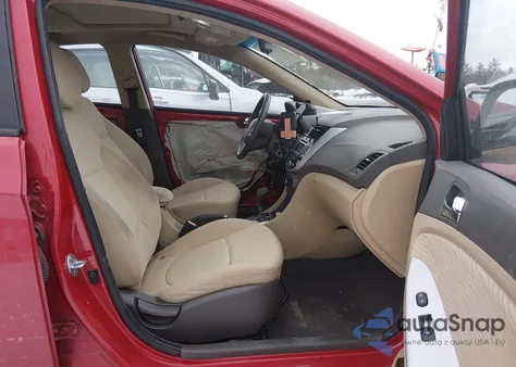 2013 Hyundai Accent Gls from USA, damaged, VIN KMHCU4AE9DU487566